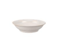 Elements Savannah White Medium Shallow Bowl Seconds -