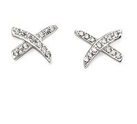 Elements Silver Women 925 Sterling Silver Cubic Zirconia Stud Earrings AZ-E5575C