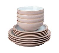 Elements Sorbet Pink 12 Piece Dinner Set -