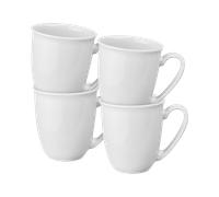Elements Stone White Coffee Beaker/Mug - Set Of 4 -