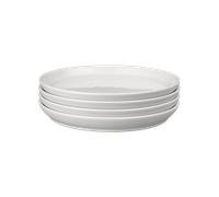 Elements Stone White Coupe Dinner Plates - Set Of 4 -
