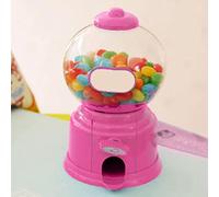 elemhome Kids'Candy Machine Portable Children Candy Machine Mini Gumball Machine Creative Candy Box Capsule Machine Bubble Gumball Dispenser Money Saving Box Kids Gift (pink)