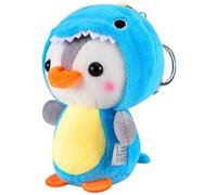 elemhome Soft Keychain Penguin Keychain Keyrings for Women Fluffy Keyring Cute Adorable Penguin Stuffed AnimalPenguin Plushies Stuffed Doll for Lanyard Keychain (A),S