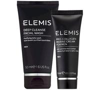 Elemis Men's kit: Elemis Deep Cleanse facial wash 50ml + Elemis Pro-Collagen Marine cream moisturiser for Men 15ml