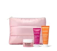 ELEMIS Way to Glow Skincare Kit Travel Set with Travel-Size Rose Cleansing Balm Glow Priming Moisturizer & Midnight Facial Nourish & Illuminate Ski
