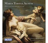 Elena De Simone & Ensemble Il Mosaico – Maria Teresa Agnesi: Arias with Instruments – CD – Tactus
