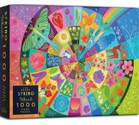 Elena Essex 1000 piece Jigsaw Puzzles for Adults - Spring Wheel, Jigsaw Puzzles for Adults 1000, Adult 1000 Pieces, Cool Spring Summer Flower Puzzle, Size 70x50cm