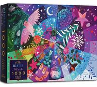 Elena Essex Christmas puzzle - Winter Wheel | puzzles for adults 1000 pieces | jigsaw puzzles | Holidays 1000 piece puzzle | jigsaws size 20x28 inches
