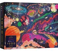 Elena Essex Jigsaw Puzzle - Outer Space, Jigsaw Puzzles for Adults 1000, Jigsaws 1000 Pieces for Adults, Solar System Planet Spaceman Moon Space Puzzle, Size 70x50cm