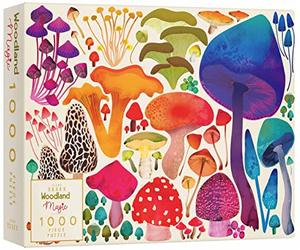 Elena Essex Jigsaw Puzzle - Woodland Magic/Jigsaw Puzzles for Adults 1000 / Jigsaws 1000 Pieces for Adults/Fungi Nature Wildlife Mushroom Puzzle/Puzzle Size 70x50cm