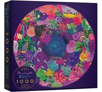 Elena Essex Jigsaw Puzzles for Adults 1000 - Starlight Scuba/Jigsaws/Jigsaw Puzzle/Ocean Sea Coral Reef Puzzle/Round Puzzles Diameter 68cm