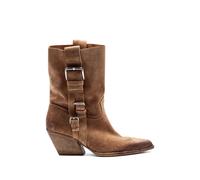 Elena Iachi buckle-strap boots - Brown 37-38-39