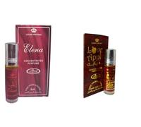 Elena & Love Apple Concentrated Perfume Oil Roll-On - Long Lasting Attar for Men & Women - Alcohol Free - 6ml Each (Pack of 2)