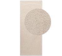 Eleni Wool Rug - Natural Cream Colour - 80X300 cm
