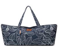 ELENTURE Large Yoga Mat Bag for Women,Travel Gym Bag for Pilates Office Beach Workout, Tote Carrier with Mat Strap for 1/4" ~ 1/2" Thick Exercise Mat