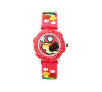 ELEOPTION ParaCity Cute Cartoon Digital Silicone Wristwatches Gift for Girls Boy Kids (Red Snail)
