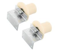 ELEOUTI 1 Pair Garage Door Track Roller with Plastic Iron Material, Balanced Movement and Derailment Prevention, Suitable for Southern Humid Climates, Sturdy Sliding Gate Guide Wheel