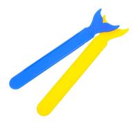 ELEOUTI 1 Pair Whale Tail Pediatric Tongue Depressors Plastic Speech Therapy Tool Safe and Reliable Multi-purpose Depressor Sticks and Adults
