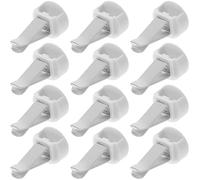 ELEOUTI 100pcs Car Air Vent Clips Auto Freshener Clips Simple Appearance Design White Plastic Metal Easy Installation Decorate The Car for Room DIY