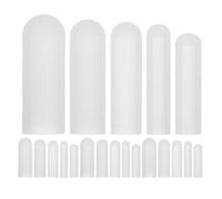 ELEOUTI 100pcs Silicone Zipper Guards for Jeans and Sportswear, 5 Sizes Laundry Zipper Covers, Protect Garments from Scratch, Easy to Install for Washing and Drying Cycles