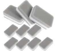 ELEOUTI 10pcs Double Sided Cleaning Brush Sponge for Kitchen Use, Soft Absorbent Sponge and Tough Scouring Pad, for Scrubbing Pots and Dish Washing on Work Surfaces and Tableware