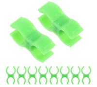 ELEOUTI 10pcs Fire Extinguisher Mounting Bracket Wall Mount Holder Clip for Secure Fixing and Maintenance, Portable Plastic Fire Extinguisher Clip for Office and Home Safety
