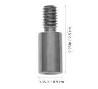 ELEOUTI 10pcs Joystick Handle Extension Kit 1.5cm Shaft Extender for Gaming Joysticks with Iron Silver Plated Material and Screw Thread Design, Easy Installation for Fighting Games