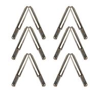 ELEOUTI 12pcs Lyre Tuning Pegs Silver Metal String Pegs for Lyre Harp with Easy Installation and Versatile Compatibility Professional Harp Accessory for String Fastening