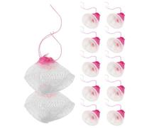 ELEOUTI 12pcs Rayon Lantern Mantles Gas Lantern Covers Replacement Draft Tolerant Enhanced Brightness for Outdoor Camping and Campfire Use