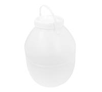 ELEOUTI 15l Hdpe Fermentation Bucket with Airtight Lid for Kitchen Storage, Sleek White Food Storage Container That Organizes Pantry and Keeps Ingredients Fresh