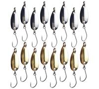 ELEOUTI 16pcs Metal Artificial Sinking Fish Hooks for Fresh Water Fishing, Lifelike and Versatile Fishing Tool, Suitable for Rivers and Outdoor Use