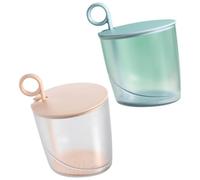 ELEOUTI 2 Pcs Portable Face Wash Foam Maker Cups for Home and Travel, Easy to Operate Abs Facial Bubble Maker, Convenient Skin Cleansing Foam Tool