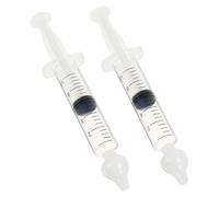 ELEOUTI 2 Set Nasal Irrigators for Nose Cleaning Lightweight and Easy to Use Nose Cleaning Supplies Made of Abs and Silicone Nasal Rinsing Cleaners