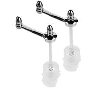 ELEOUTI 2 Sets Manual Salt and Pepper Grinder Replacement Parts with Zinc Alloy and Aluminum, Easy Maintenance and Precision Grinding, Suitable for Home and Restaurant Use, Vintage Style