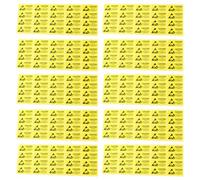 ELEOUTI 200pcs Anti Static Warning Labels 55x25mm Static Safety Caution Stickers Self-Adhesive Electrostatic Warning Decals for Electronic Devices Packaging