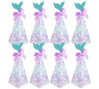 ELEOUTI 20pcs Mermaid Party Candy Boxes Small Paper Wedding Favor Containers Lightweight and Easy to Carry, for Party Decoration and Packaging