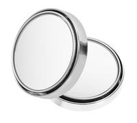 ELEOUTI 2pcs Car Blind Spot Mirrors for Cars with Reflective Frame 360-degree Adjustable round Auxiliary Mirrors Glass and Aluminum Alloy Material Accessories for Safer Driving