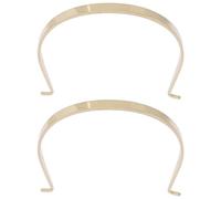 ELEOUTI 2pcs Copper Teapot Handles Replacement Ergonomic Metal Kettle Handles Wear-Resistant Tea Pot Set for Household Teapot Supplies