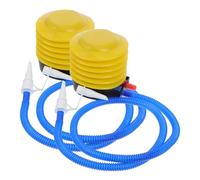 ELEOUTI 2pcs Foot Pump for Exercise Ball Set, Lightweight Foot-operated Air Inflator with Plastic Bellows, for Yoga Balls, Cushions and Party Inflatables