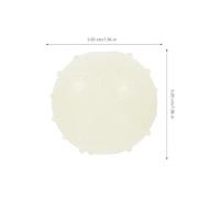 ELEOUTI 2pcs Glow in The Dark Dog Balls, 5cm Diameter Small Bite-resistant Rubber Puppy for Interactive Chewing and Teeth-cleansing Play