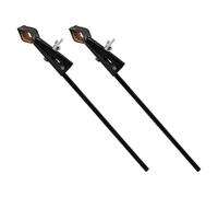 ELEOUTI 2pcs Laboratory Iron Ring Clamps for Beakers and Test Tubes, Adjustable Support Stand Clamps with User-Friendly Design for Secure Holding in Chemistry Labs and Laboratory Settings