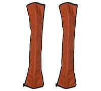 ELEOUTI 2pcs Pu Leather Stroller Handle Cover Sleeve for Pushchair Armrest and Stroller Handlebar, Brown Non-Slip Protection and Fatigue Reduction for Outdoor Strolls