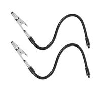 ELEOUTI 2pcs Soldering Holder Clips with 360-degree Rotation and Adjustable Design, Stainless Steel and Construction for Workshop and Repair Station Use