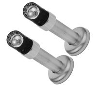 ELEOUTI 2pcs Stainless Steel Support Feet for Toilet Partition Easy Install Clip Public Restroom Hardware