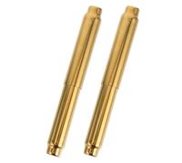 ELEOUTI 2pcs Stainless Steel Toilet Paper Holder Roller Rod Adjustable Spring-loaded Replacement for Toilet Roll Holder Extendable Rod Compatible with Various Tissue for Bathroom