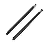 ELEOUTI 2pcs Tablet Stylus Pen Capacitive Touchscreen Pen Set, Black Aluminium Alloy, Easy to Hold for Writing and Drawing on Phones and Tablets