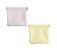 ELEOUTI 2pcs Travel Storage Bags for Wireless Earphones and Simple Design Practical Earphone Organizing Bags Offering Good Protection and Excellent Texture for Random Color