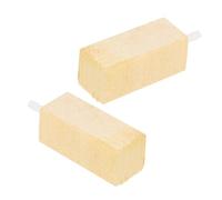 ELEOUTI 2pcs Wooden Air Stone Bubble Diffuser for Aquarium Protein Skimmer, Produces Fine Bubbles and Maximizes Outlet Area, Lightweight Design Suitable for Fresh Water and Hydroponic