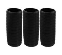 ELEOUTI 3pcs Black Rubber Violin Bow Grip Sleeve for Beginners and Students, Non Slip Ergonomic Handle Cover Easy Installation, Bow Control for Music Lessons and Daily Use