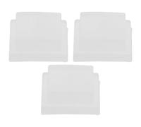 ELEOUTI 3pcs Mm Glass Cuvette Cover Silicone Cap with Thickened Edge, Reusable Tight Sealing Stopper for Laboratory and Spectrophotometer Use